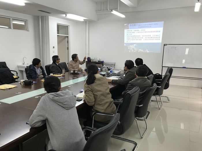 4/4~4/8由張揚祺主任、李宗霖特聘教授及陳邦富教授代表本系至大連理工大學海洋科學與技術學院進行學術交流圖片